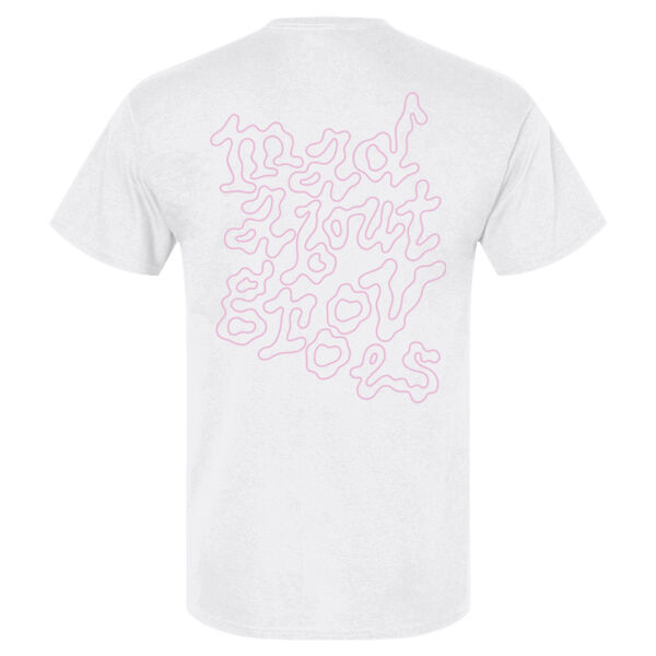 Mad About Grooves - Pink logo shirt Thumbnail