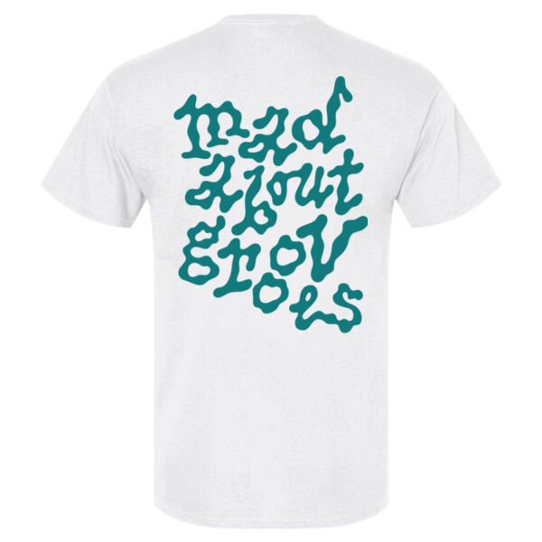 Mad About Grooves - Light green logo shirt Thumbnail