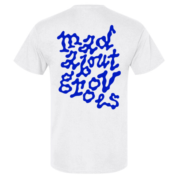 Mad About Grooves - Blue logo shirt Thumbnail
