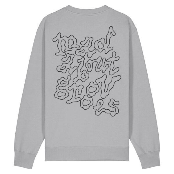 Mad About Grooves - Black outlined logo sweatshirt Thumbnail
